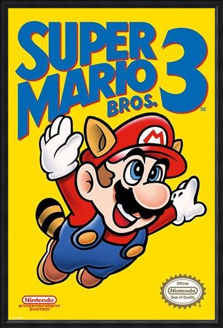 Super Mario Bros 3 Retro Gaming Poster Buy Online