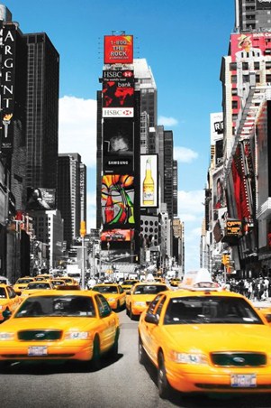 Yellow Cabs in Manhattan - New York