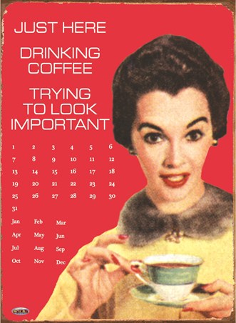 Coffee Addict - Trying To Look Important