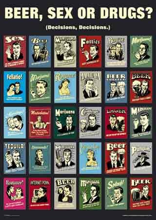 Beer, Sex or Drugs? - Retro Spoofs