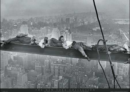 Asleep on a Girder, The Empire State Building - New York City Collection