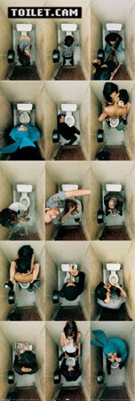 Fifteen Scenarios in a Toilet - Toilet Cam