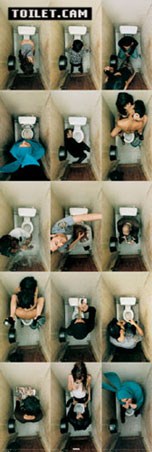 Fifteen Scenarios in a Toilet - Toilet Cam