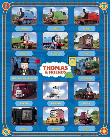 thomas the tank engine and friends names