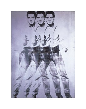 Elvis, 1963 (triple Elvis) - by Andy Warhol