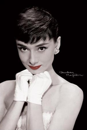 Red Lips - Audrey Hepburn
