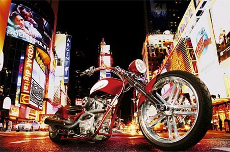 Midnight Rider by Todd Latimer - Motorbike Mini Mural