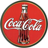 Vintage Coke Bottle and Logo Coca Cola