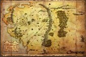 Map of Middle Earth The Hobbit