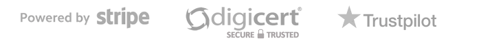 Powered by Stripe. Secured by DigiCert. Trustpilot Reviews