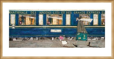 Framed Framed Orient Express Ooh La La - Sam Toft
