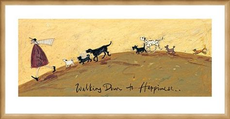 Framed Framed Walking Down To Happiness - Sam Toft