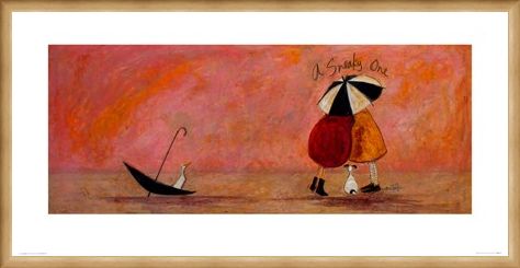 Framed Framed A Sneaky One Art - Sam Toft