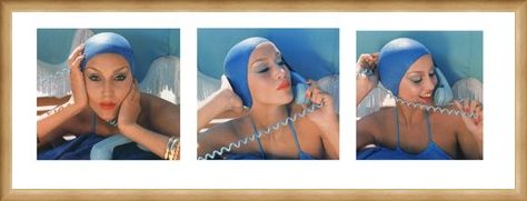 Framed Framed Jerry Hall 1975 - Norman Parkinson
