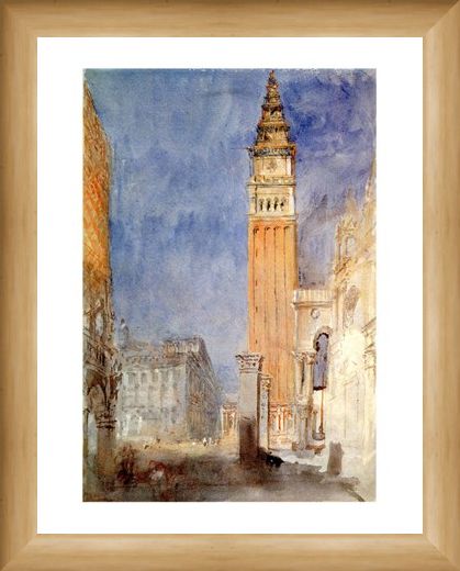 Framed Framed Piazzetta Di S. Marco - William Turner