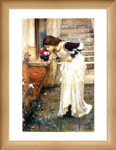 Framed Framed The Shrine - John William Waterhouse