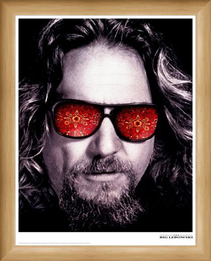 Framed Framed The Dude - The Big Lebowski