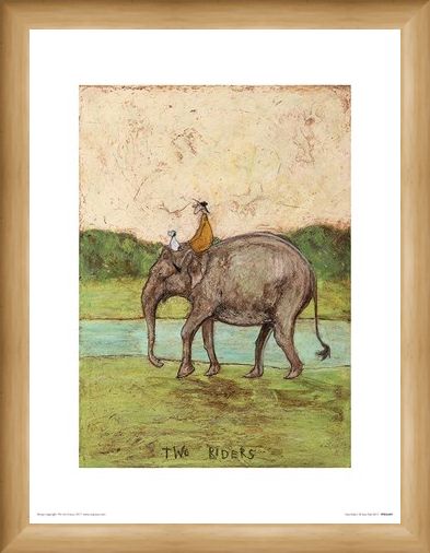 Framed Framed Two Riders - Sam Toft