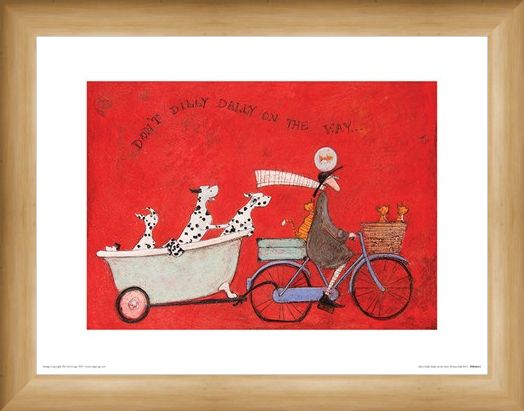 Framed Framed Don't Dilly Dally on the Way - Sam Toft