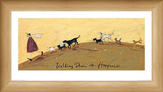 Framed Framed Walking Down To Happiness - Sam Toft