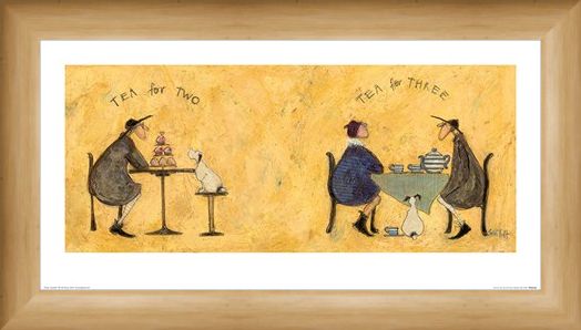 Framed Framed Tea for Two, Tea for Three - Sam Toft