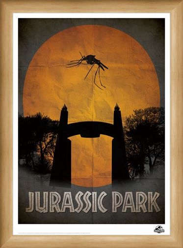 Framed Framed The Grand Gates - Jurassic Park