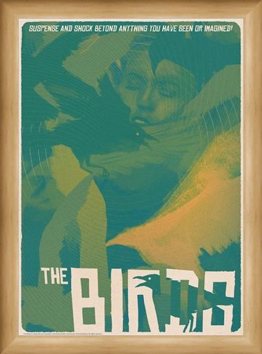 Framed Framed The Birds Montage - Alfred Hitchcock