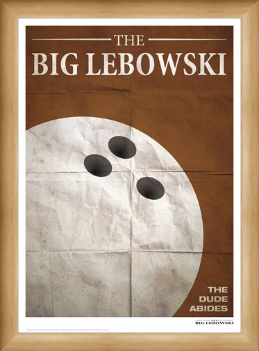 Framed Framed Bowling - The Big Lebowski