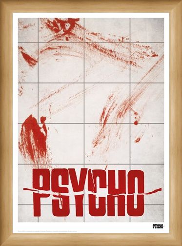 Framed Framed Limted Edition Psycho - Alfred Hitchcock