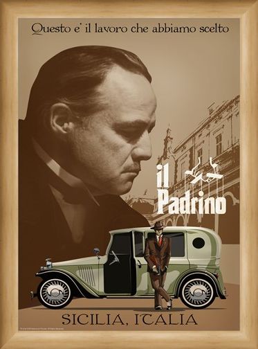 Framed Framed Sicilia - Godfather