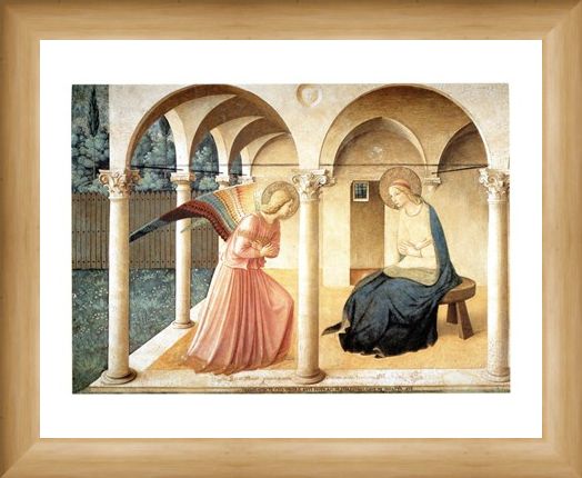 Framed Framed Annunciazione - Beato Angelico