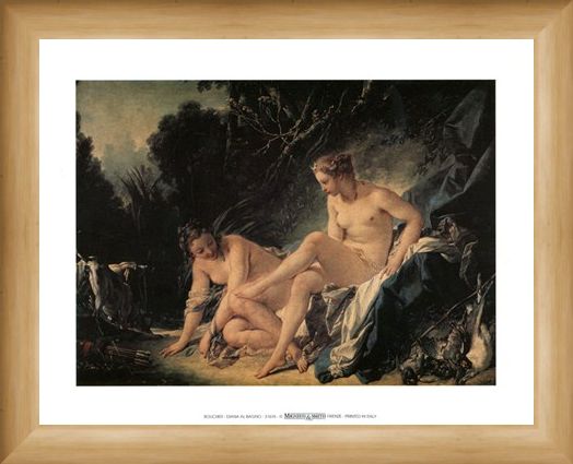 Framed Framed Diana Al Bagno - Francois Boucher