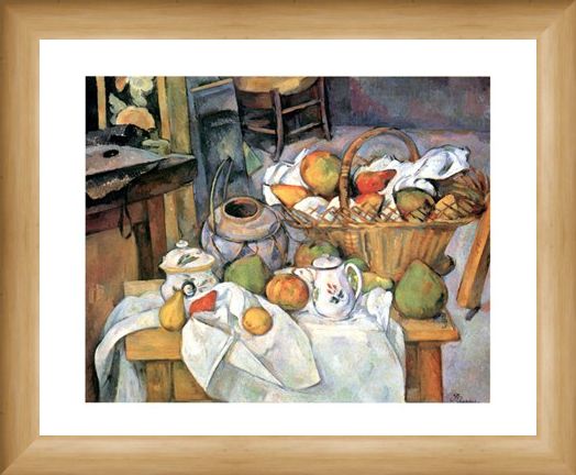 Framed Framed Natura Morta - Paul Cezanne