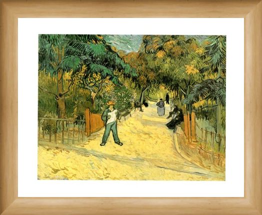 Framed Framed Giardini Pubblici - Vincent Van Gogh