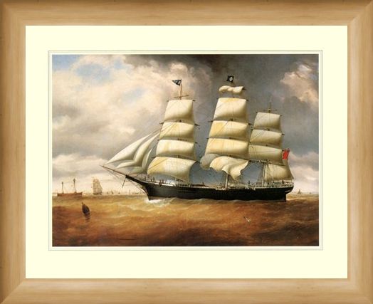 Framed Framed The Ship 'Duncairn' - Sailing the High Seas