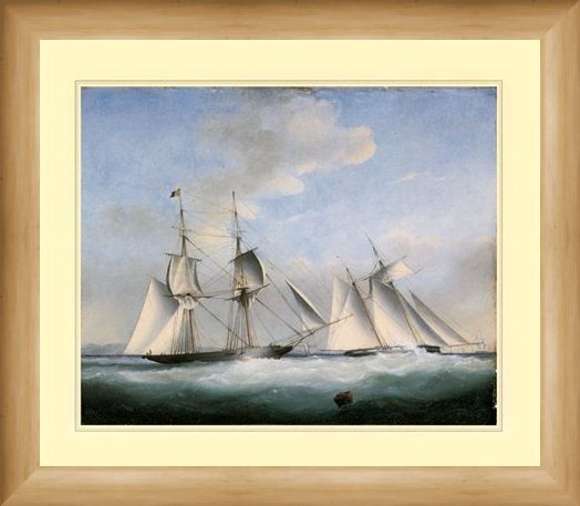 Framed Framed The Ship 'Water Witch' - High Seas Beauty