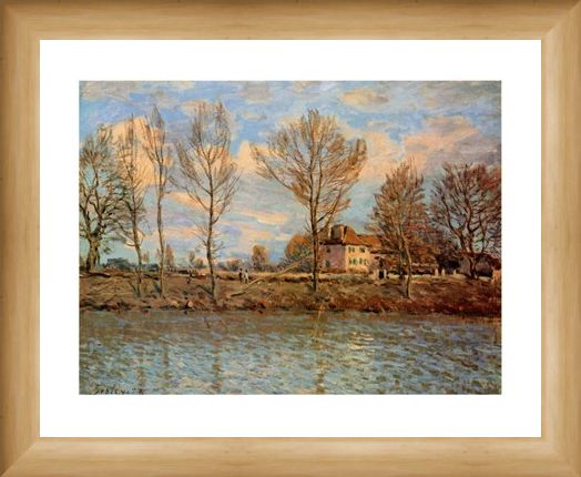 Framed Framed L'Ile De La Grand Jatte - Alfred Sisley