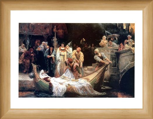 Framed Framed The Lady Of Shalott - G E Robertson