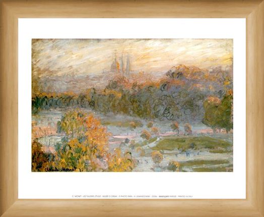 Framed Framed Les Tuileries, Etude - Claude Monet