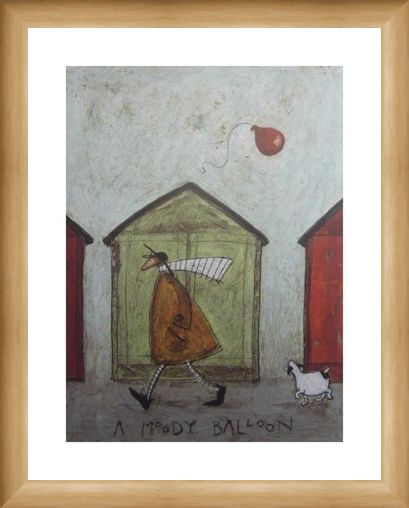 Framed Framed A Moody Balloon - Sam Toft