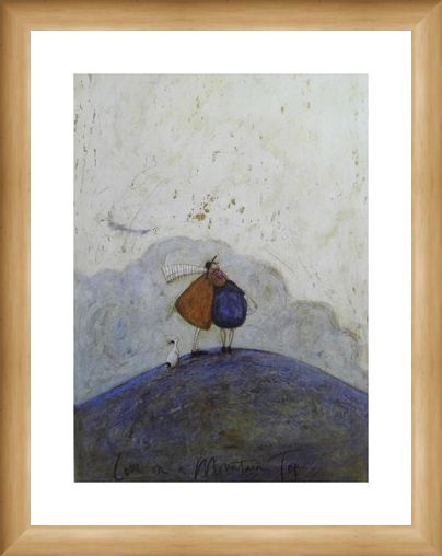 Framed Framed Love on a Mountain Top - Sam Toft
