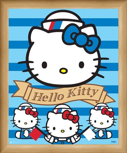 Framed Framed Ahoy There! - Hello Kitty