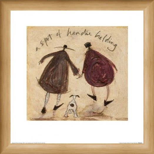 Framed Framed A Spot of Handie Holding - Sam Toft