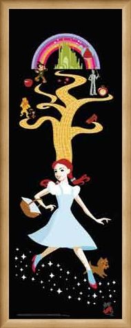 Framed Framed Follow the Yellow Brick Road - Wizard of Oz