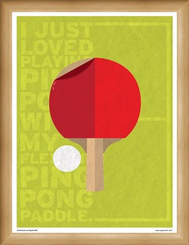 Framed Framed Minimal Movies: Forrest Gump - I Just Loved Playing Ping Pong