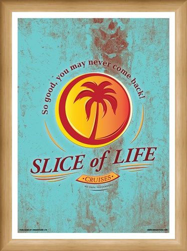 Framed Framed Slice Of Life Cruises Mini Poster - Inspired By Dexter