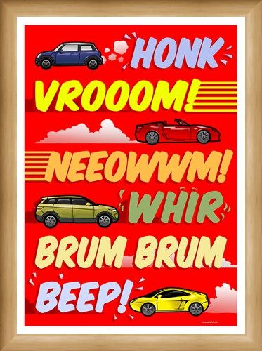 Framed Framed Car Noises - Brum Brum