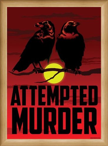 Framed Framed Attempted Murder Mini Poster - Crows