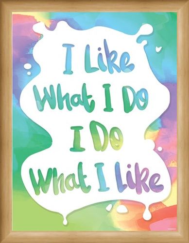 Framed Framed I Like What I Do Mini Poster - Humourus Quote