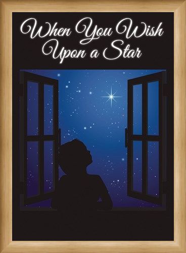 Framed Framed A Child's State Of Dreaming - When You Wish Upon A Star
